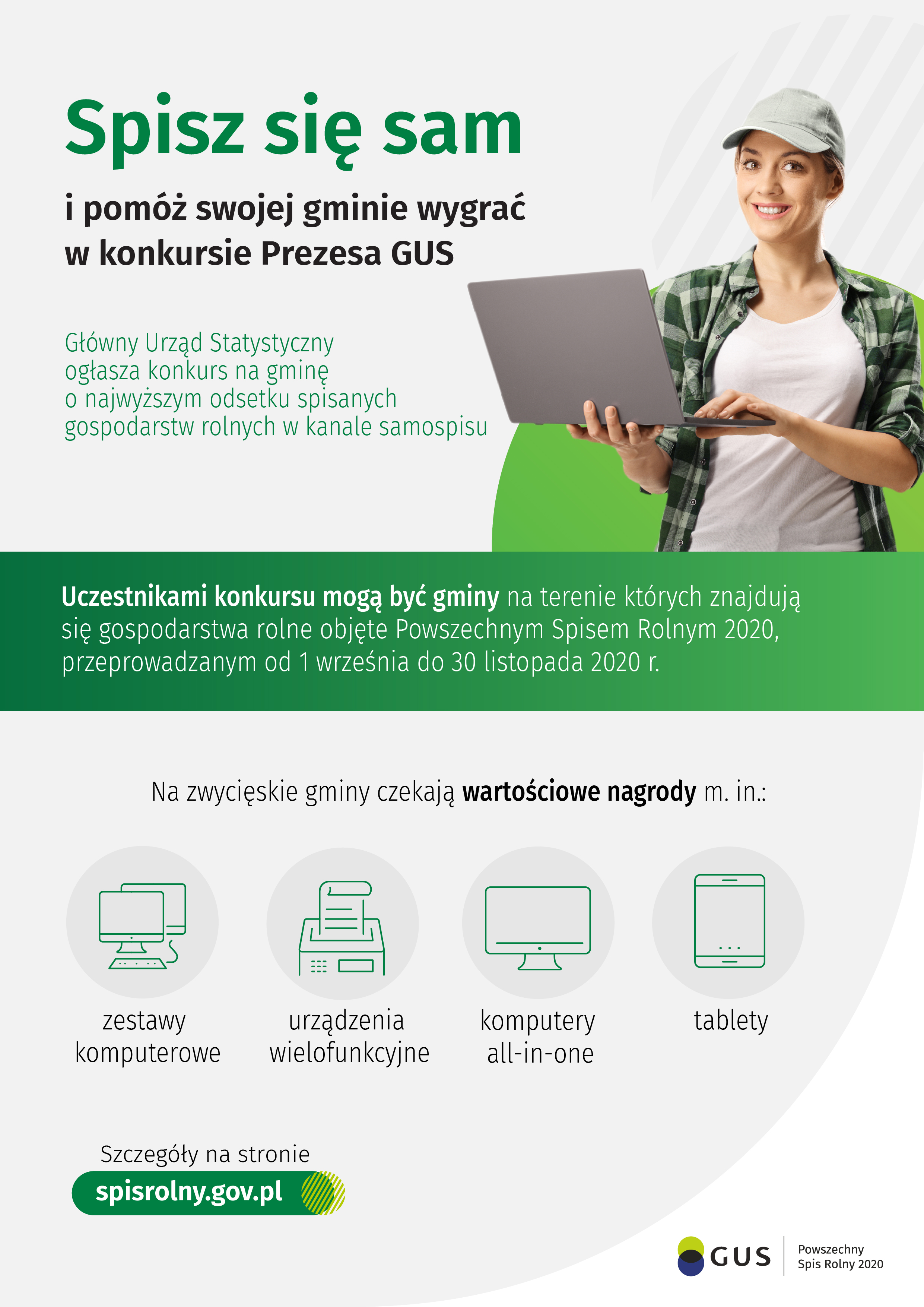 Pani zachęca do spisywania się samodzielnie.